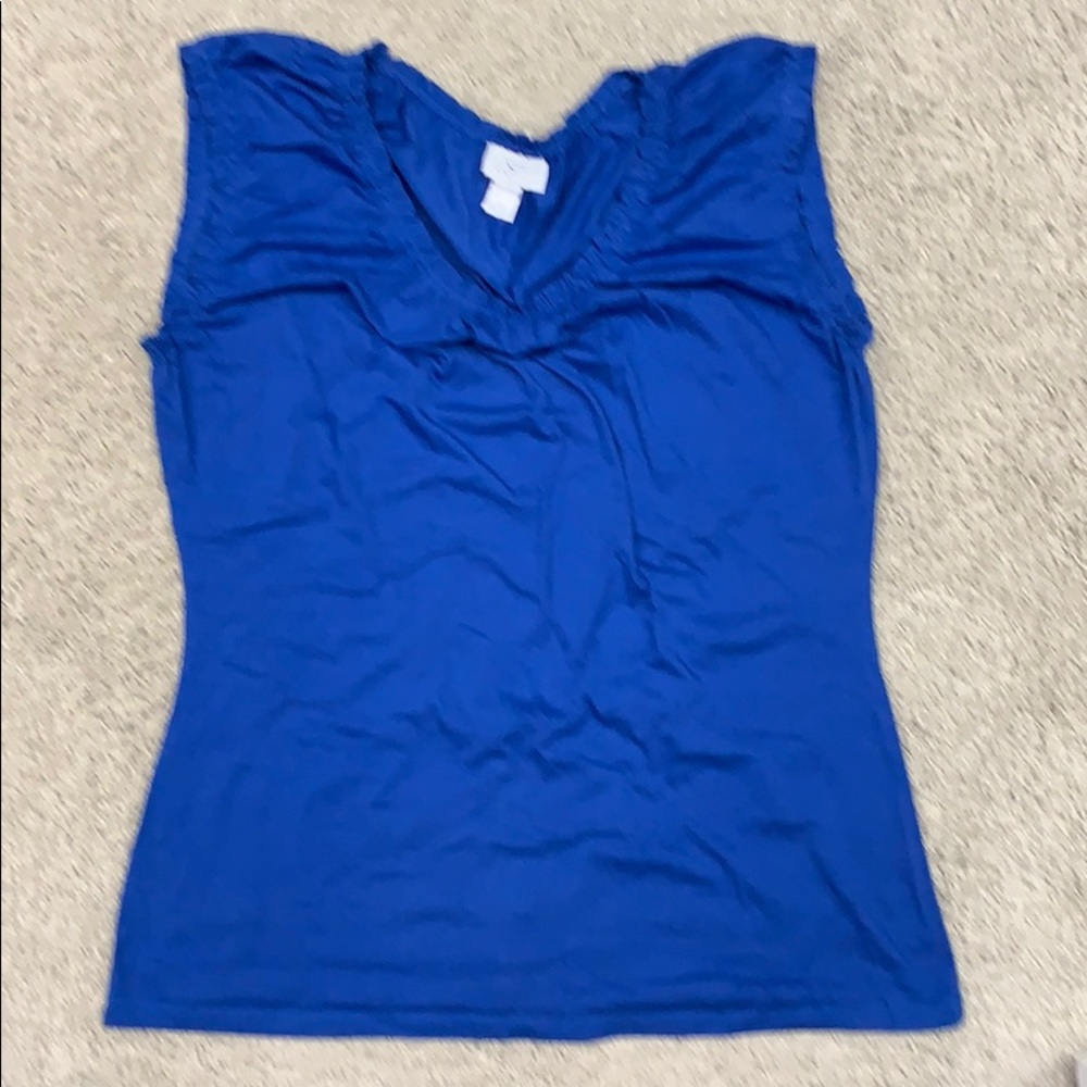 Loft NWOT royal blue camisole.  Size L.